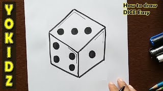 How to draw DICE easy