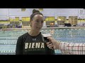 siena swimming u0026 diving 2021 22 season preview