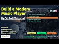 PySide/PyQt Full Tutorial: Build a Modern Music Player with Python