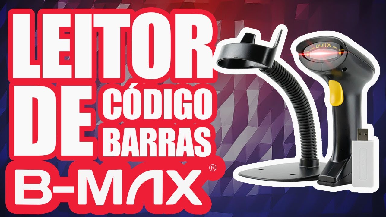 Como Instalar E Configurar Leitor De Código De Barras B-Max - Manual ...