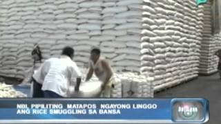 Balitaan: NBI, pipiliting matapos ang imbestigasyon sa rice smuggling sa bansa