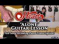 Heart - Alone Guitar Lesson (FULL SONG w/Piano Transcription)