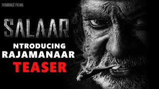 Salaar Movie Rajamanaar Introducing | Prabhas | Prashanth Neel | Jagapathi Babu | Salaar TEASER