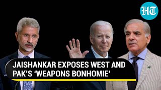 Jaishankar calls out West for backing ‘military dictator’ Pak; Defends India-Russia ties | Watch