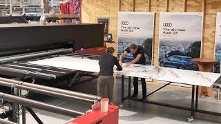 Large format printing on the Agfa Jeti Tauro H3300 LED