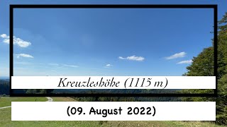 Adelegg - Kreuzleshöhe (09. August 2022)