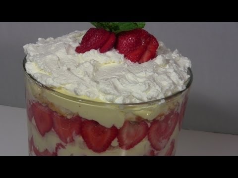 Strawberry Banana English Trifle by Designing Dishes Strawberry Banana English Trifle by Designing Dishes