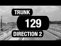 SBS Transit Trunk 129 (Direction 2) (BFTP 2018) | Bus Service Route Visual