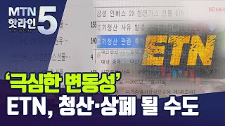 '극한의 변동성' ETN 시장…조기 청산되거나 휴짓조각 될 수도 / 머니투데이방송 (뉴스)