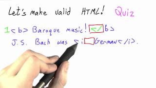 Making Valid Html Solution - Programming Languages