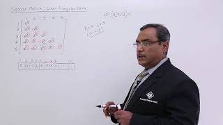 Lower Triangular Sparse Matrix