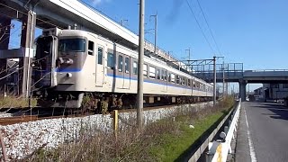 【離合】JR西日本　体質改善色115系電車　オカD編成