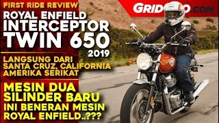 Royal Enfield Interceptor 650 Twin 2019 l First Ride Review Langsung dari California l GridOto