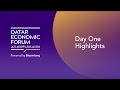 2024 Qatar Economic Forum Day One Highlights