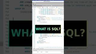 What Is SQL? #shorts