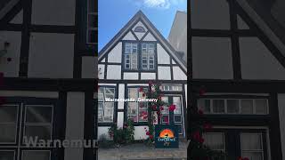 Warnemunde, Germany. A port stop on our Scandinavian cruise. A historical fishing town.