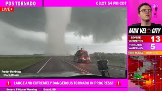 The Insane Tornado Near Gary, South Dakota & Tornado Outbreak, As It Occurred Live - June 28th, 2025