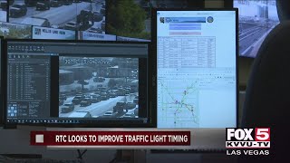 What's up with traffic light timing in Las Vegas?