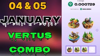 Vertus daily combo today 04 January | vertus combo today | Vertus today Combo | #vertus |