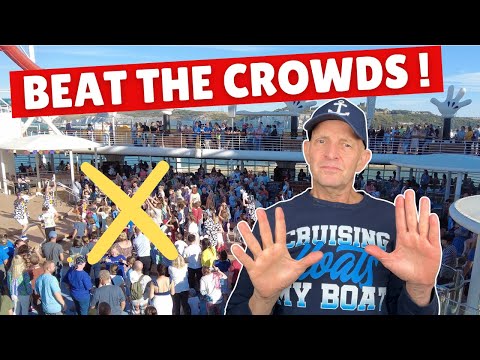Clever ways to avoid crowds on busy cruises