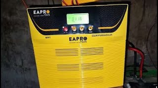 WAAREE 575 W NTYPE AND EAPRO TRON 1800 solar inverter