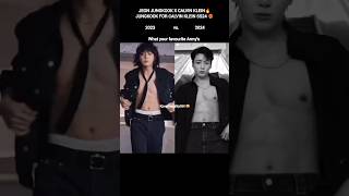 Jungkook Calvin Klein ads 2023 vs 2025 ❤️‍🔥🔥 #bts #kpop #viral  #jungkook #jeonjungkook #btsjungkook