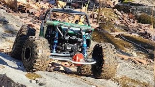 Gem City Crawlers hit the trails and waterfalls . Wraith and Redcat go for a swim . 2/9/25