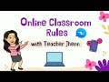 Online Class  Rules Simple and Easy to Understand|Learn with TeacherJhenn