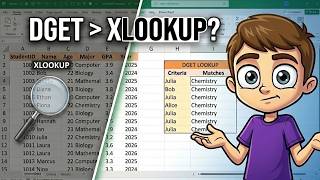The Excel DGET Function is Better Than XLOOKUP!