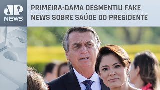 Via redes sociais, Michelle nega que Jair Bolsonaro tenha procurado hospital
