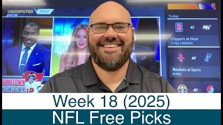 NFL Picks (Week 18) Sunday Football Predictions - Expert Tips \u0026 Free Plays - January 5, 2025