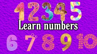 Learn numbers (1-10) in English. Учим числительные на английском #numbers