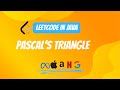 LeetCode Java Solution: Pascal's Triangle Explained Step by Step 🚀