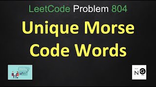 Unique Morse Code Words | unique morse code words