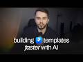 how i use ai to build framer templates + weekly update