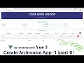 VUE JS  Invoice App project  in  visual studio code using Node JS and NPM