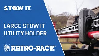 Rhino-Rack | Large Stow It Utility Holder Now Available!