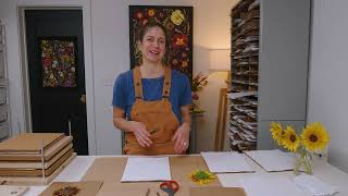 How to Press Flowers Course Teaser