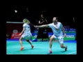 Kai Lu and Yaqiong Huang winning mixed doubles of All England Open Badminton Championships