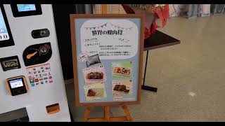 【8K】庄内空港2階、レトルト自販機  世界の機内食！【庄内空港】Shonai Airport 令和5年4月29日(日) 【8K】