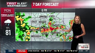 First Alert Forecast: Stormy afternoon and evening with a flash flood risk