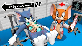 WHAT'S INSIDE TOM in MINECRAFT ! Doctor Jerry vs Scary Tom - Gameplay Movie traps