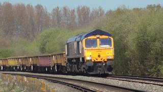 GBRf Class 66752 at Arundel Working 6G13 Engineering Train - Sunday 9th April 2017