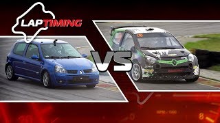 Verdammte francoise. Renault Clio Sport vs. Renault Twingo RX S1600 (LapTiming ep. 36)