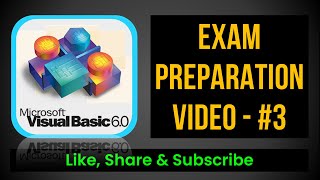 Visual Basic | Exam Preparation | State True or False | DCA | BCA | PGDCA | MCA