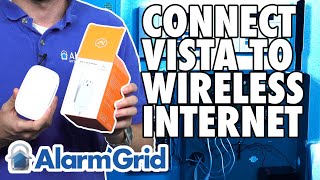 How Do I Connect a VISTA-20p to Wireless Internet?