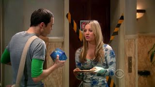 Sheldon questions Penny on his choice of maxi-pads - The Big Bang Theory