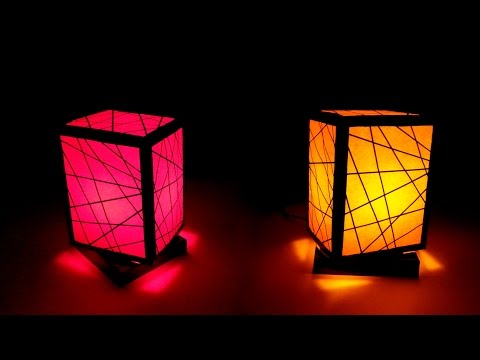 How to make a night lamp How to make a night lamp