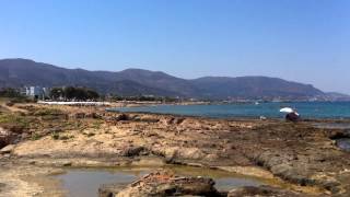 Malia, Malia Bay,Coast and Potamos Blue Flag Beach in Crete, Greece by e-bcr