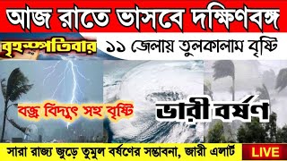 আগামী কয়েক ঘণ্টায় ঝড়-বৃষ্টির তুলকালাম এই ৫ জেলায়, আবহাওয়ার লেটেস্ট আপডেট আজকের